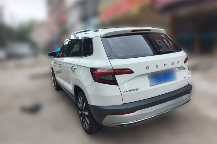 Used Skoda Karoq 2020 TSI280 ZhiXing Flagship Edition China VI Rear Left 45 Deg