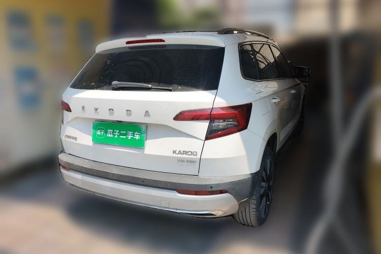 Used Skoda Karoq 2020 TSI280 Luxury Smart Edition China VI Standard Rear Right 45 Deg