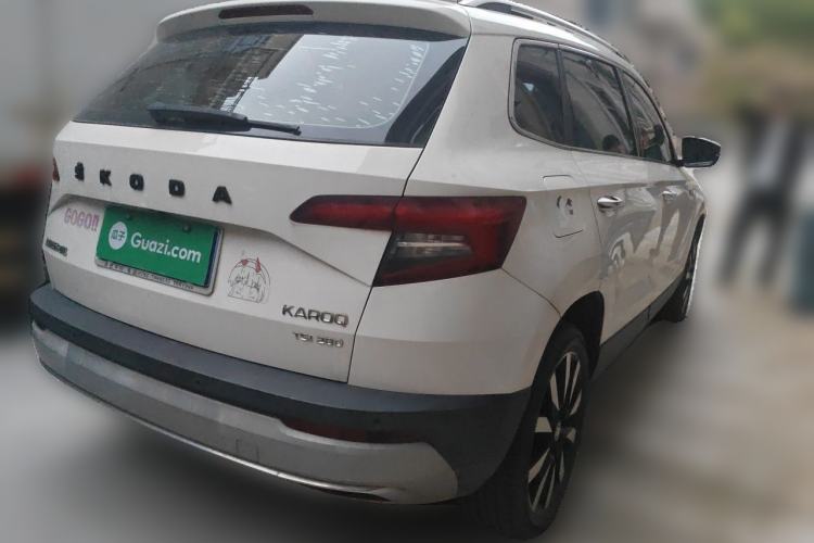 Used Skoda Karoq 2020 TSI280 Luxury Smart Edition China VI Standard Rear Right 45 Deg