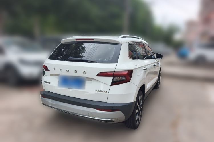 Used Skoda Karoq 2020 TSI280 ZhiXing Flagship Edition China VI Rear Right 45 Deg