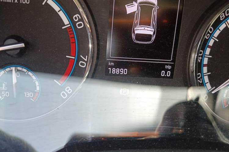 Used Skoda Karoq 2020 TSI280 Luxury Smart Edition China VI Standard Odometer Close Up