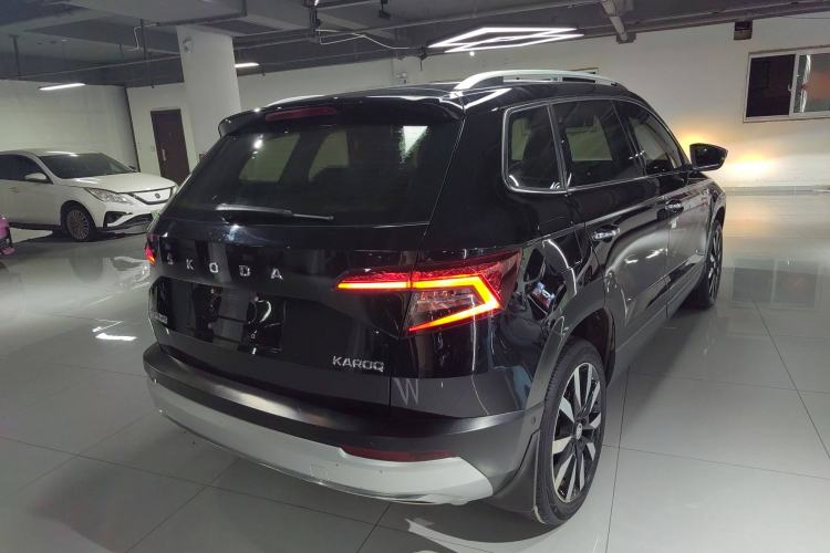 Used Skoda Karoq 2021 TSI280 Luxury Edition Rear Right 45 Deg
