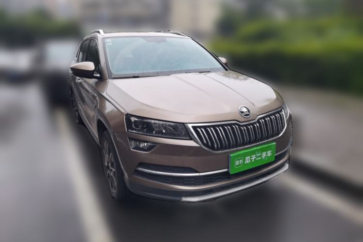 Used Skoda Karoq 2021 TSI280 Technology Edition Front Right 45 Deg