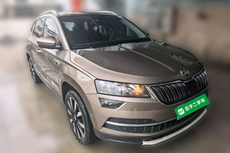 Used Skoda Karoq 2021 TSI280 Luxury Edition Front Right 45 Deg