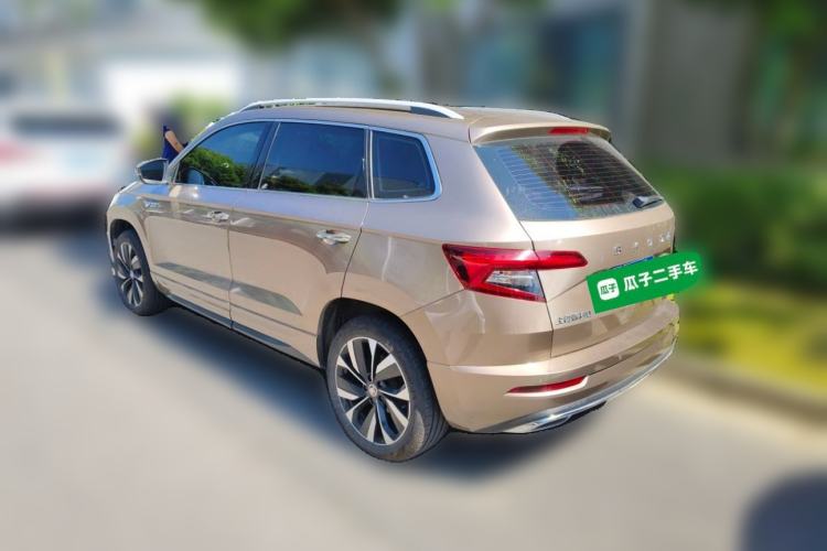 Used Skoda Karoq 2021 TSI280 Luxury Edition Rear Left 45 Deg