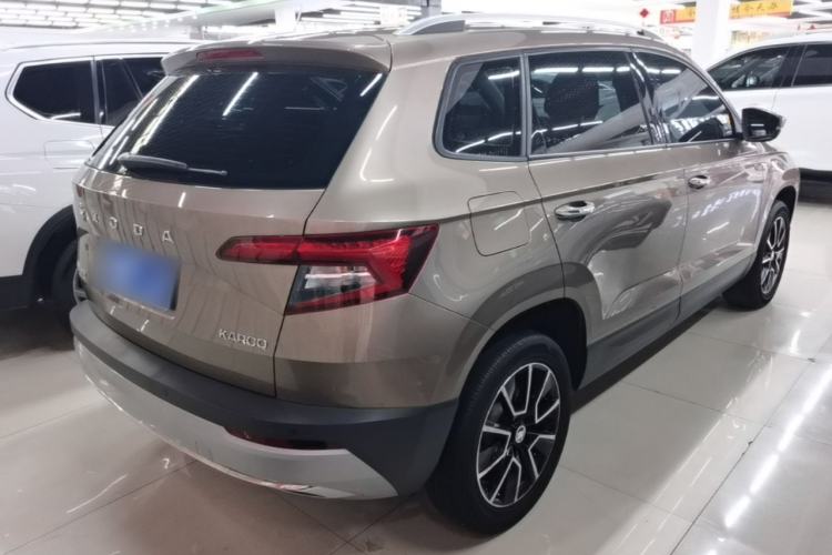 Used Skoda Karoq 2021 TSI280 Technology Edition Rear Right 45 Deg