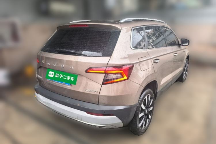 Used Skoda Karoq 2021 TSI280 Luxury Edition Rear Right 45 Deg