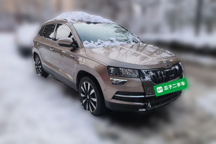 Used Skoda Karoq 2021 TSI280 Luxury Edition Front Right 45 Deg