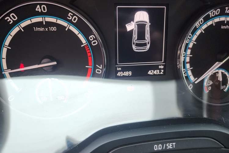 Used Skoda Karoq 2021 TSI280 Technology Edition Odometer Close Up
