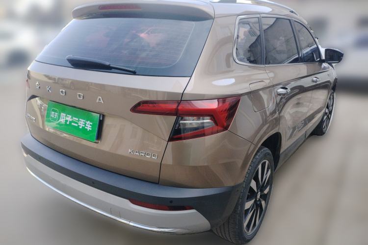 Used Skoda Karoq 2021 TSI280 Luxury Edition Rear Right 45 Deg
