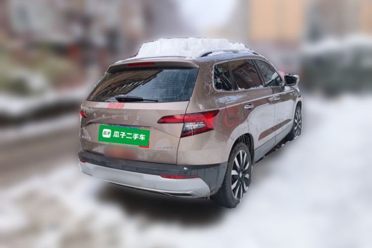 Used Skoda Karoq 2021 TSI280 Luxury Edition Rear Right 45 Deg