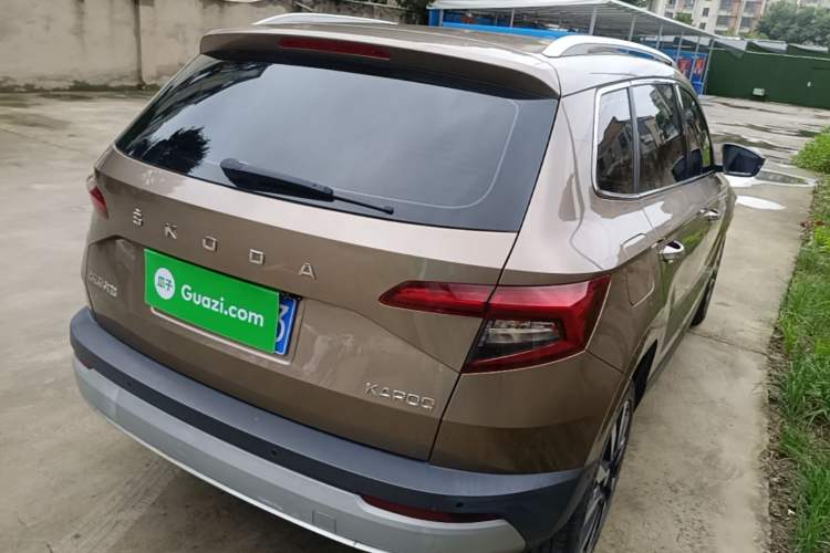 Used Skoda Karoq 2021 TSI280 Luxury Edition Rear Right 45 Deg