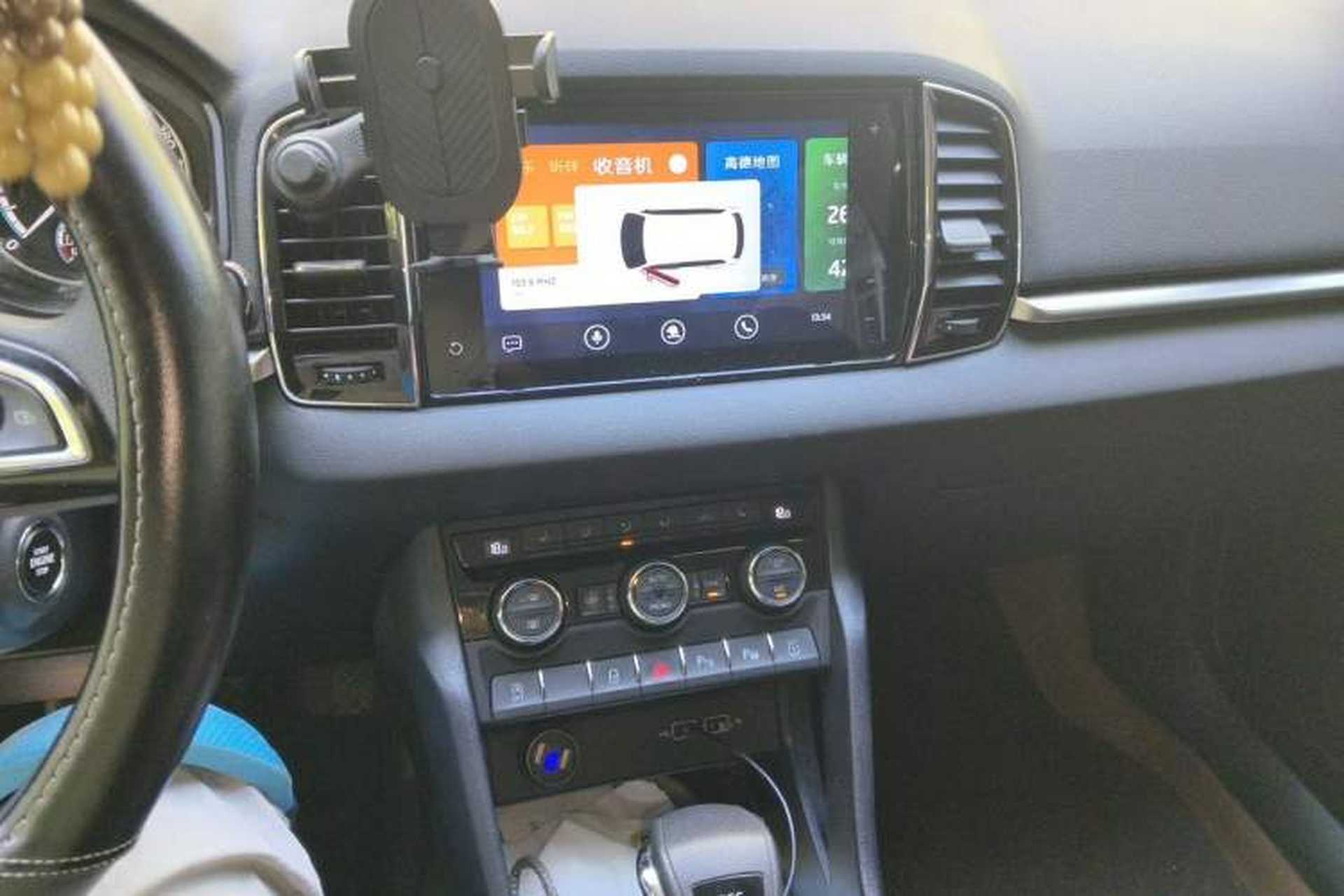 Used Skoda Karoq 2021 TSI280 Luxury Edition Audio And AC Panel
