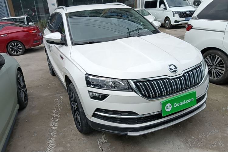 Used Skoda Karoq 2021 TSI280 Technology Edition Front Right 45 Deg