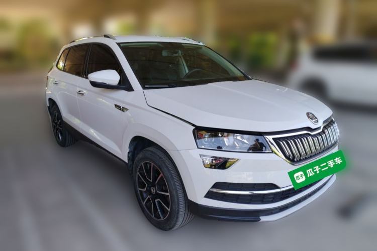 Used Skoda Karoq 2021 TSI280 Technology Edition Front Right 45 Deg