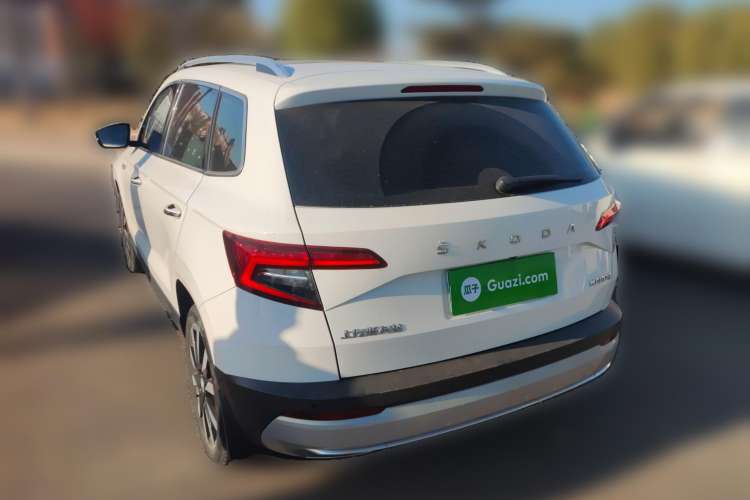 Used Skoda Karoq 2021 TSI280 Luxury Edition Rear Left 45 Deg