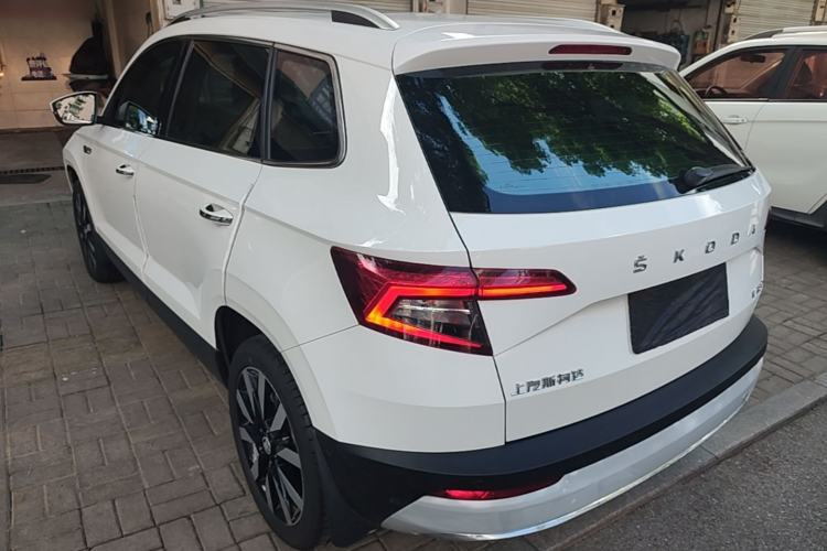 Used Skoda Karoq 2021 TSI280 Luxury Edition Rear Left 45 Deg