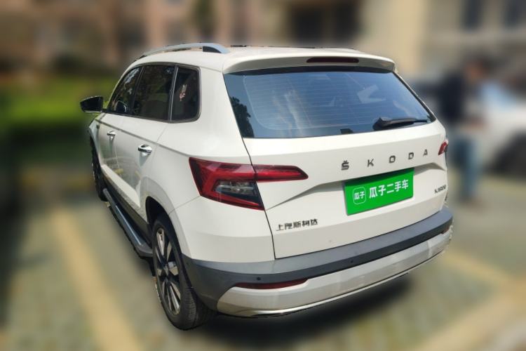 Used Skoda Karoq 2021 TSI280 Luxury Edition Rear Left 45 Deg