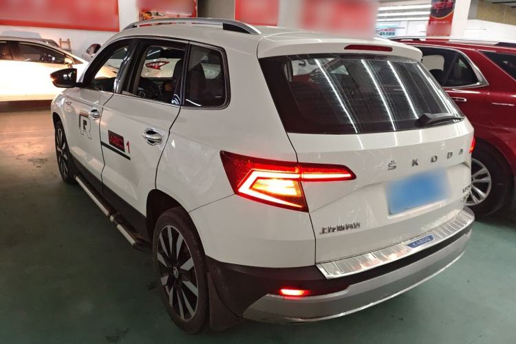 Used Skoda Karoq 2021 TSI280 Luxury Edition Rear Left 45 Deg