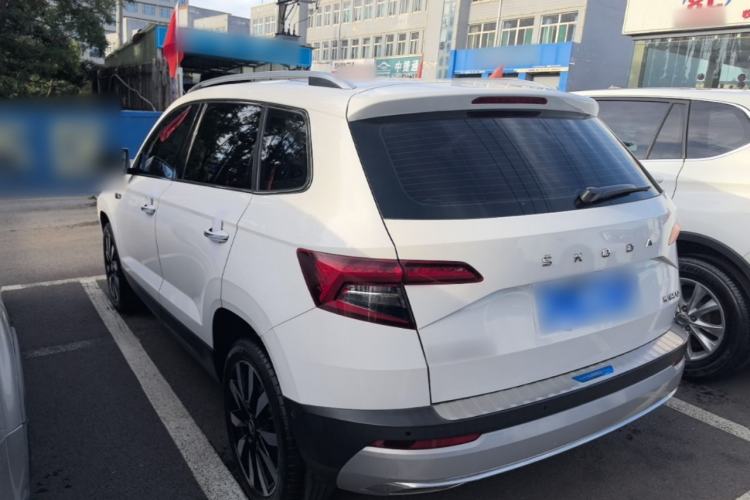 Used Skoda Karoq 2021 TSI280 Luxury Edition Rear Left 45 Deg