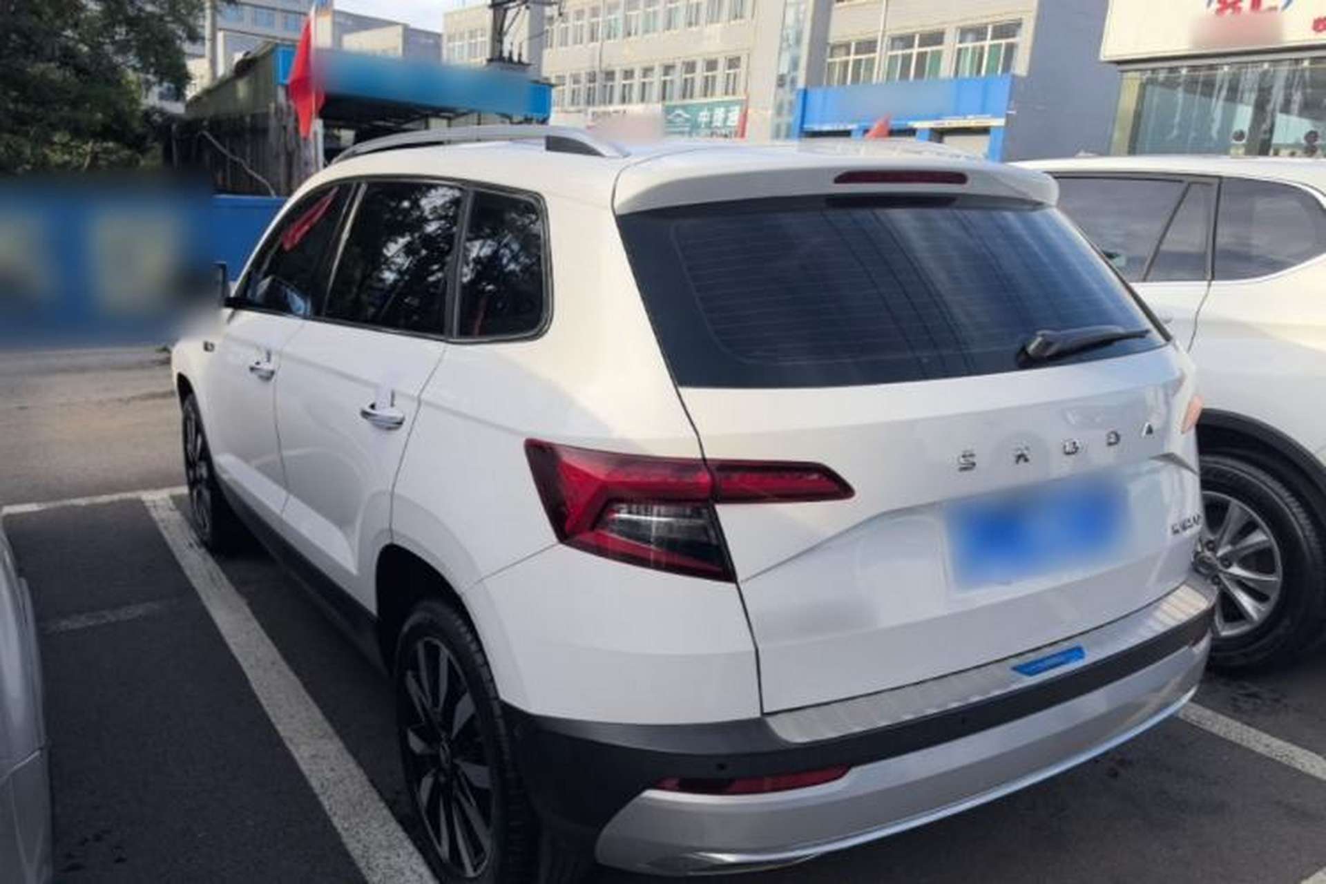 Used Skoda Karoq 2021 TSI280 Luxury Edition Rear Left 45 Deg