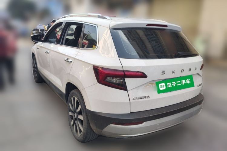 Used Skoda Karoq 2021 TSI280 Luxury Edition Rear Left 45 Deg