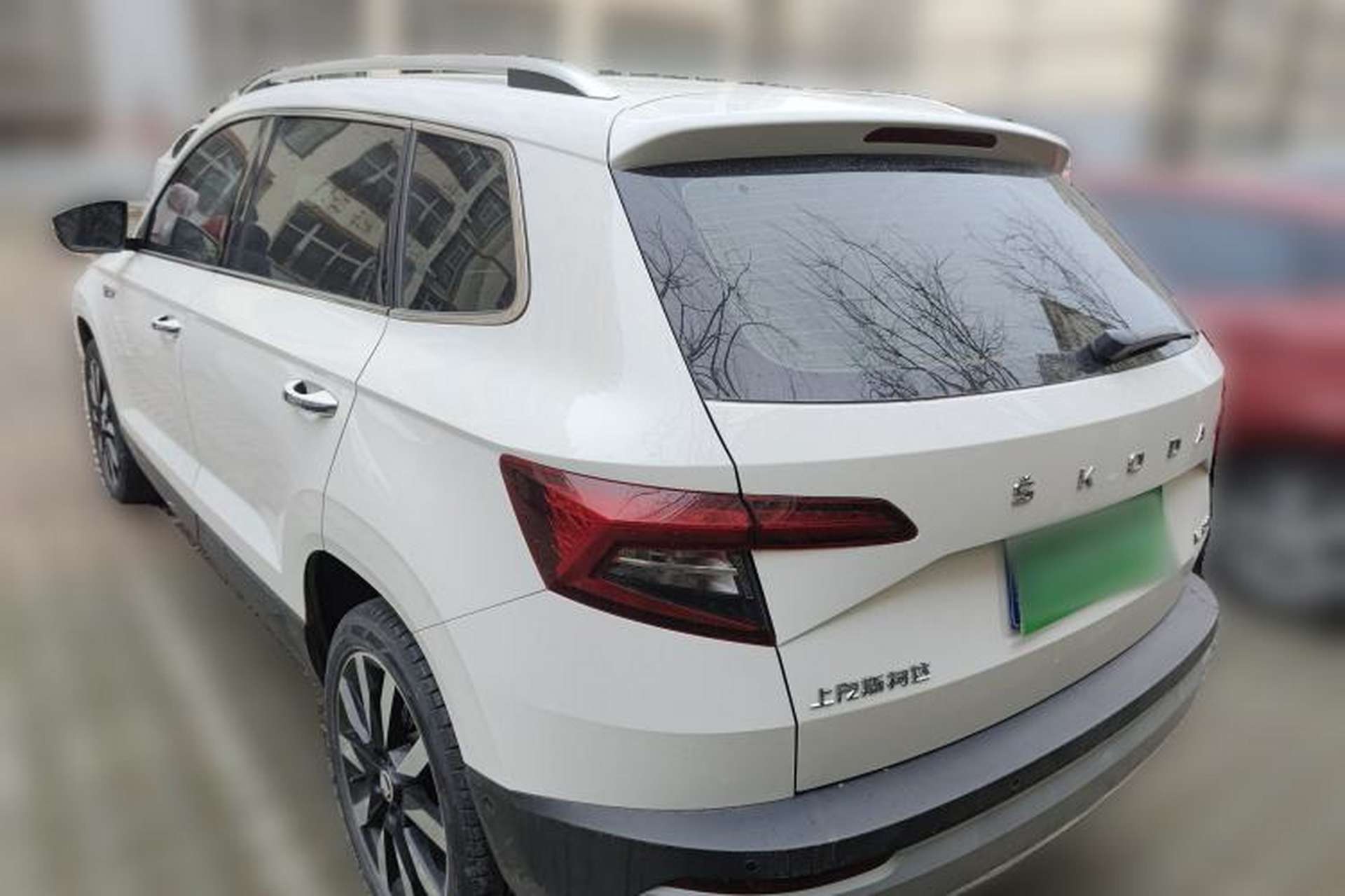 Used Skoda Karoq 2021 TSI280 Luxury Edition Rear Left 45 Deg