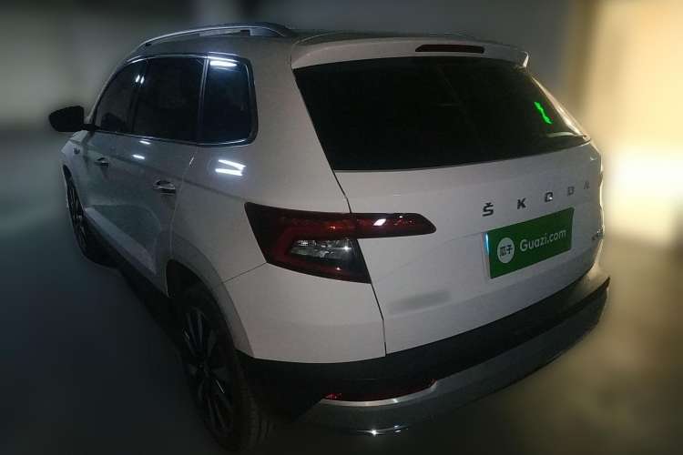Used Skoda Karoq 2021 TSI280 Luxury Edition Rear Left 45 Deg