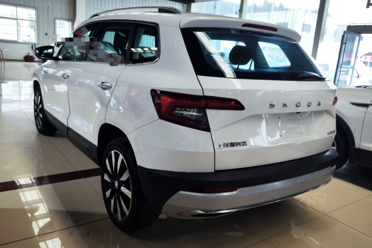 Used Skoda Karoq 2021 TSI280 Luxury Edition Rear Left 45 Deg