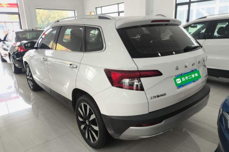 Used Skoda Karoq 2021 TSI280 Luxury Edition Rear Left 45 Deg