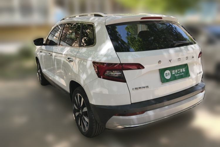 Used Skoda Karoq 2021 TSI280 Luxury Edition Rear Left 45 Deg
