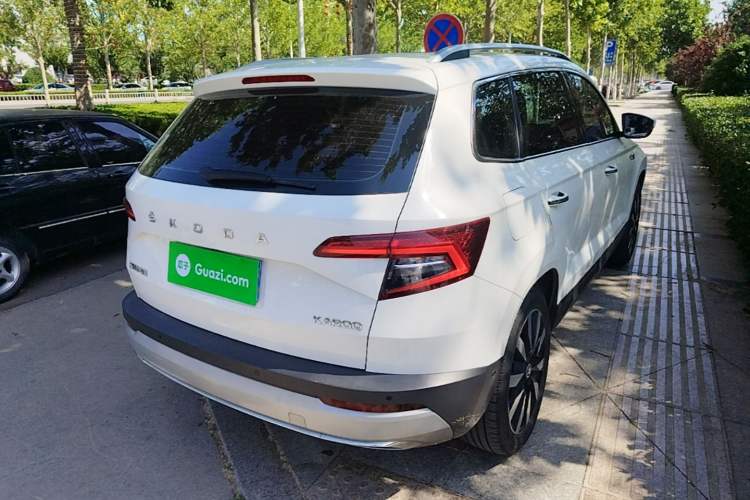Used Skoda Karoq 2021 TSI280 Luxury Edition Rear Right 45 Deg