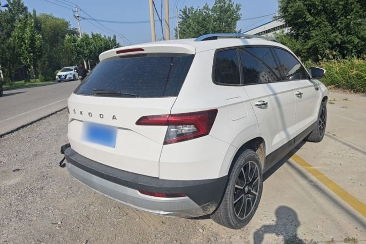 Used Skoda Karoq 2021 TSI280 Technology Edition Rear Right 45 Deg
