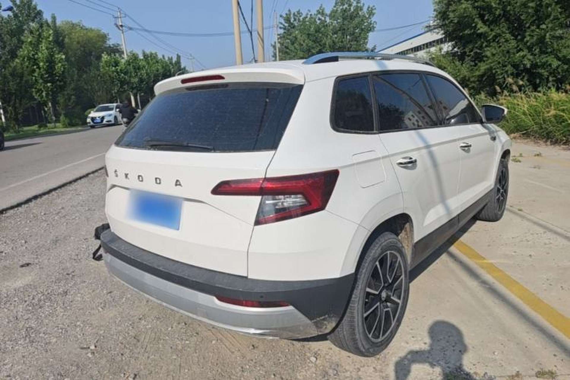 Used Skoda Karoq 2021 TSI280 Technology Edition Rear Right 45 Deg