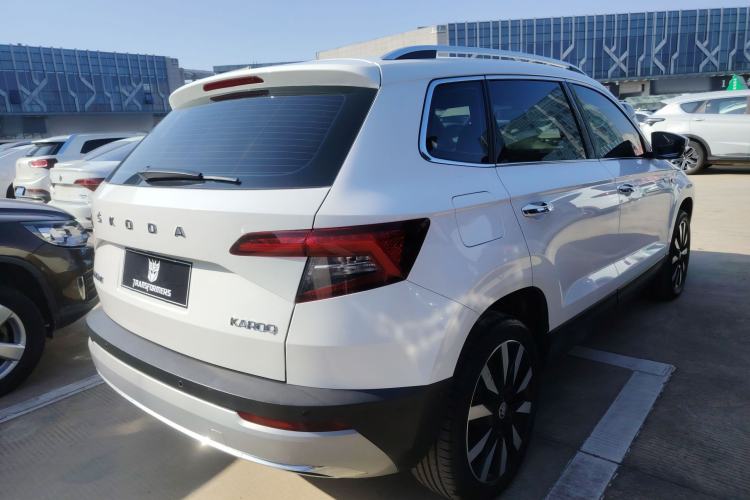 Used Skoda Karoq 2021 TSI280 Luxury Edition Rear Right 45 Deg