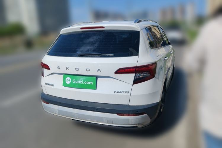 Used Skoda Karoq 2021 TSI280 Luxury Edition Rear Right 45 Deg