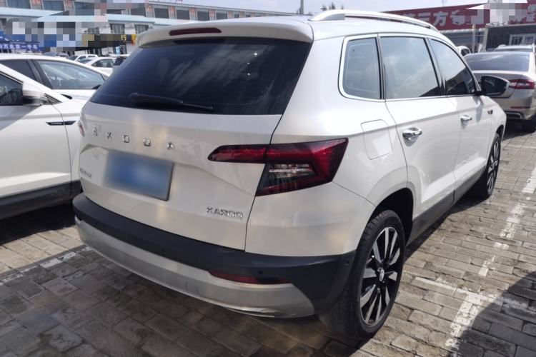 Used Skoda Karoq 2021 TSI280 Luxury Edition Rear Right 45 Deg