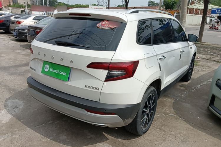 Used Skoda Karoq 2021 TSI280 Technology Edition Rear Right 45 Deg