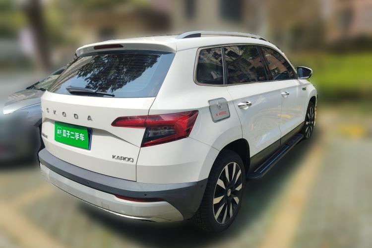 Used Skoda Karoq 2021 TSI280 Luxury Edition Rear Right 45 Deg