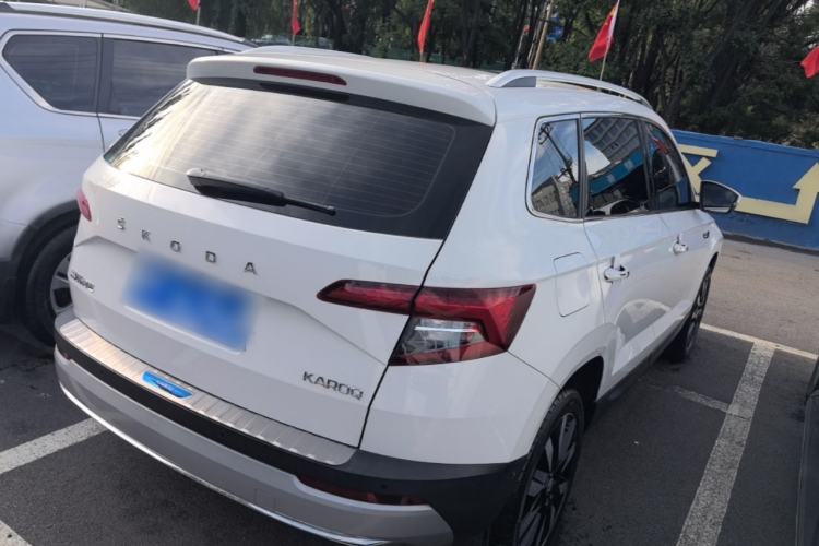 Used Skoda Karoq 2021 TSI280 Luxury Edition Rear Right 45 Deg