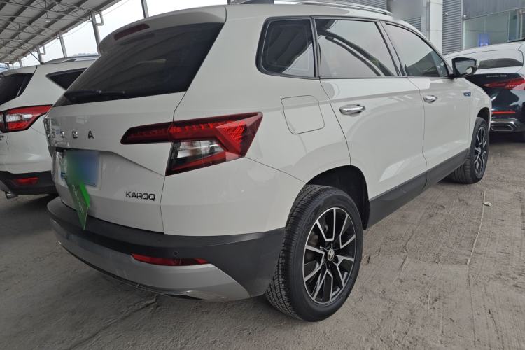 Used Skoda Karoq 2021 TSI280 Technology Edition Rear Right 45 Deg