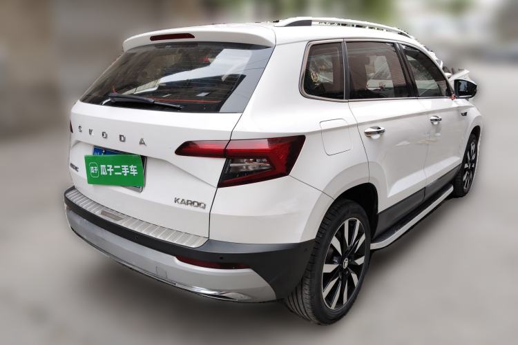 Used Skoda Karoq 2021 TSI280 Luxury Edition Rear Right 45 Deg