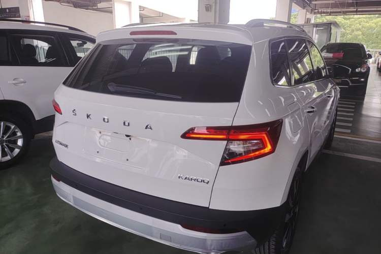 Used Skoda Karoq 2021 TSI280 Luxury Edition Rear Right 45 Deg