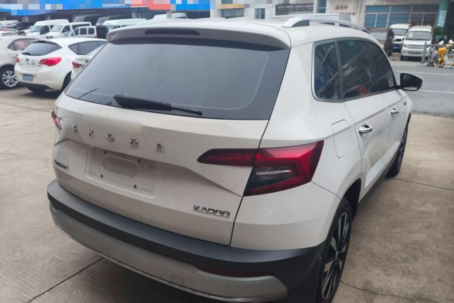 Used Skoda Karoq 2021 TSI280 Luxury Edition Rear Right 45 Deg