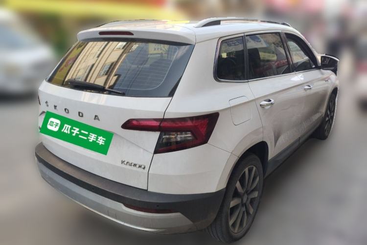 Used Skoda Karoq 2021 TSI280 Luxury Edition Rear Right 45 Deg