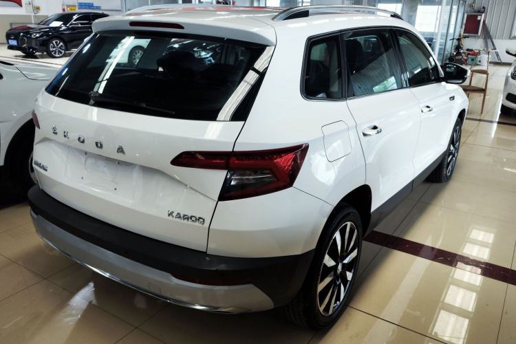 Used Skoda Karoq 2021 TSI280 Luxury Edition Rear Right 45 Deg