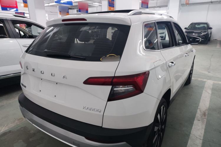 Used Skoda Karoq 2021 TSI280 Luxury Edition Rear Right 45 Deg