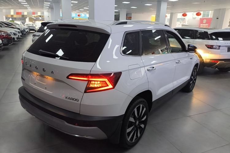 Used Skoda Karoq 2021 TSI280 Luxury Edition Rear Right 45 Deg