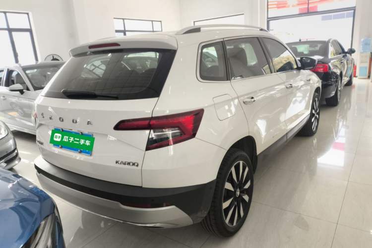 Used Skoda Karoq 2021 TSI280 Luxury Edition Rear Right 45 Deg