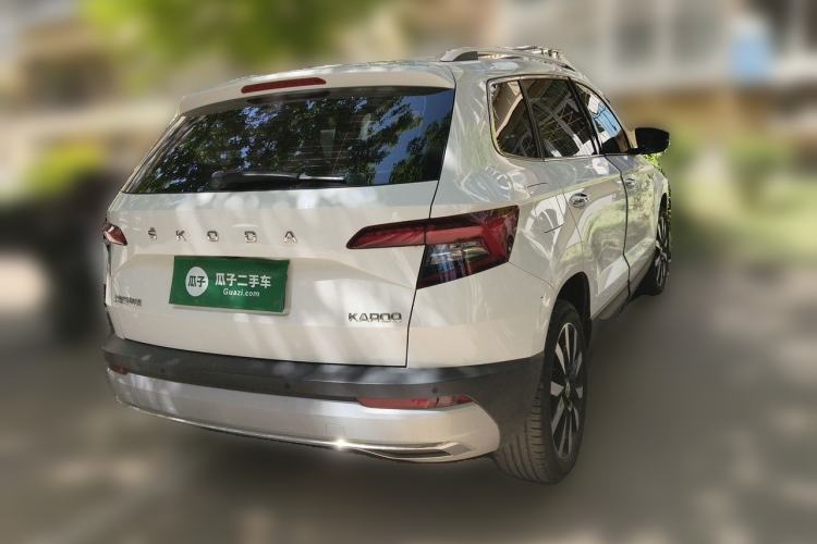 Used Skoda Karoq 2021 TSI280 Luxury Edition Rear Right 45 Deg